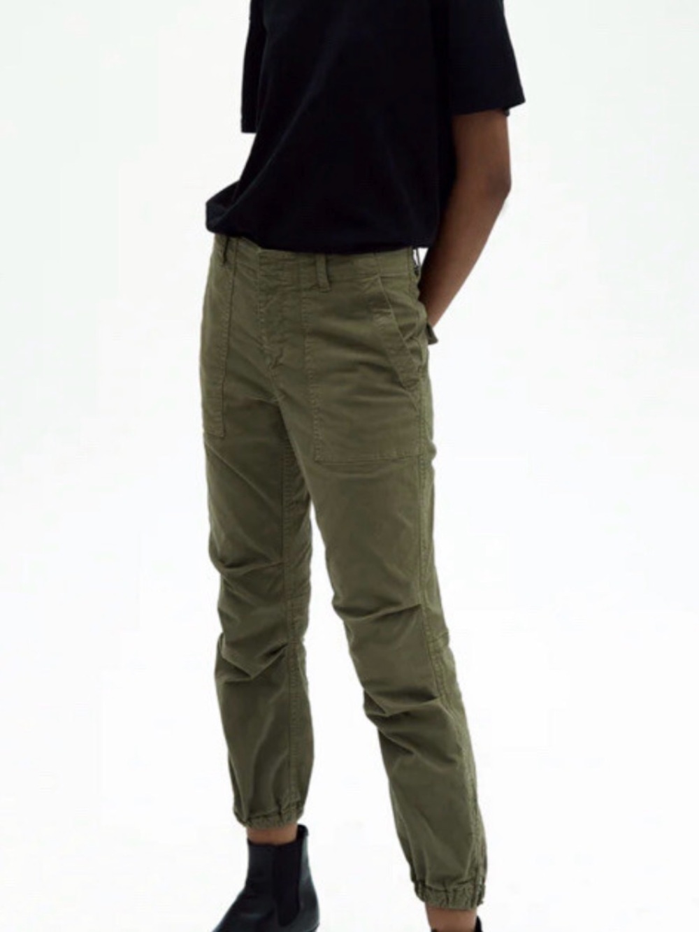 Nili Lotan Black Utility Cargo Pants